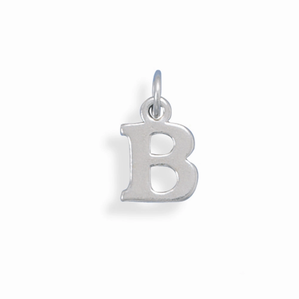 Letter B Charm Sterling Silver - Made in the USA Versatile Shine