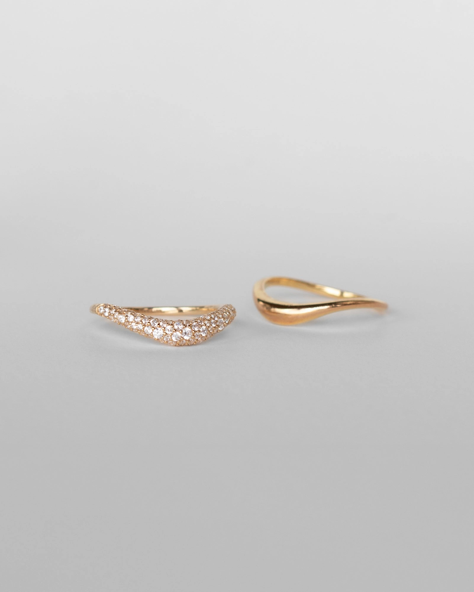 Allure Accent Luxe Craft Pav?? Flow Ring Set