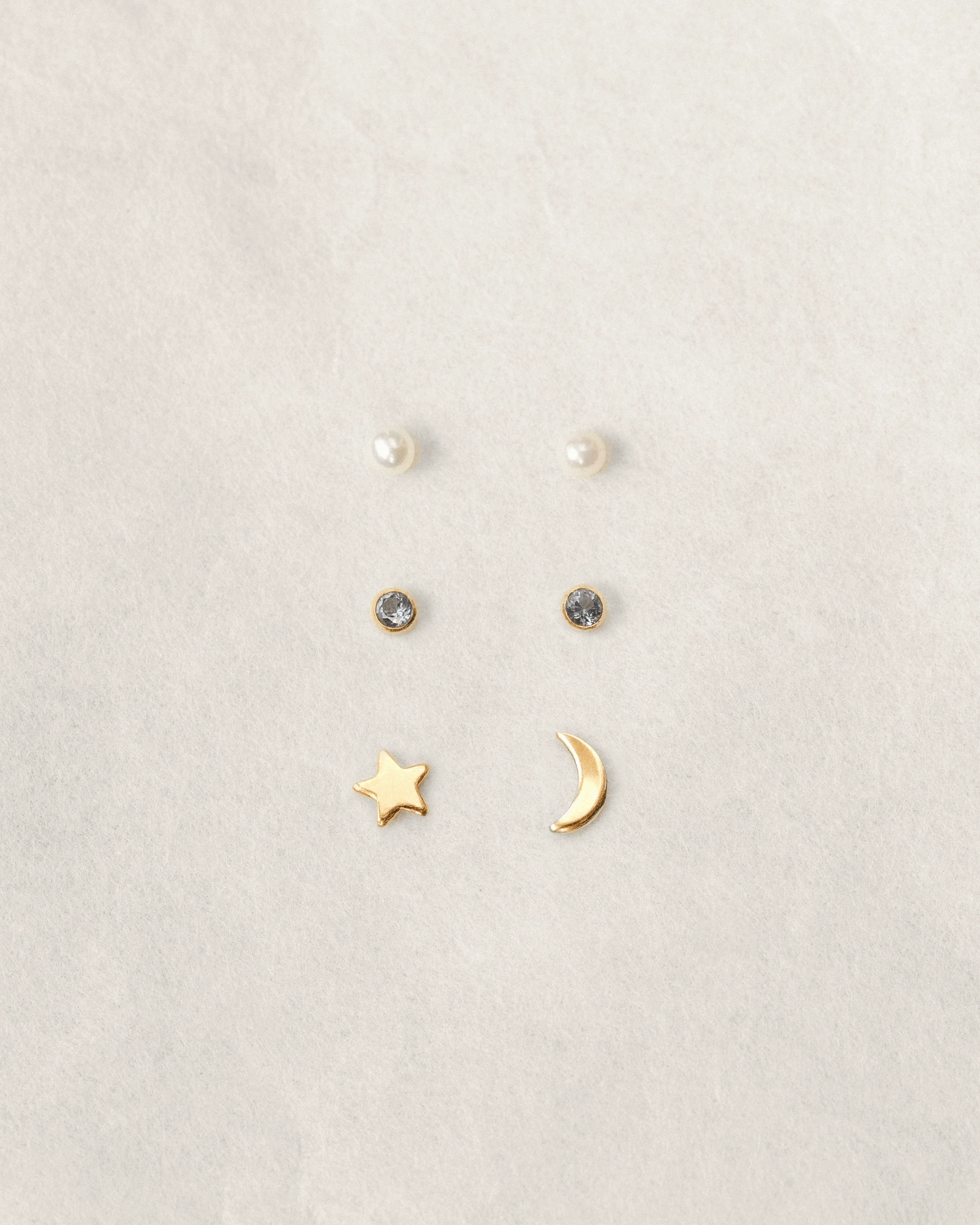Signature Stacking Stud Set Sleek Highlight