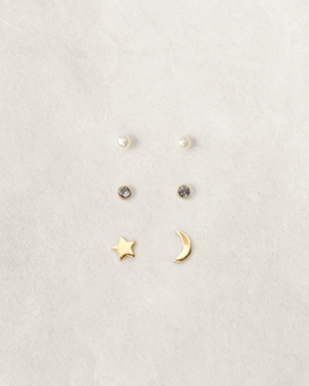 Signature Stacking Stud Set Sleek Highlight