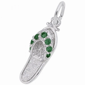 Sandal Emerald Green Charm Modern Glow