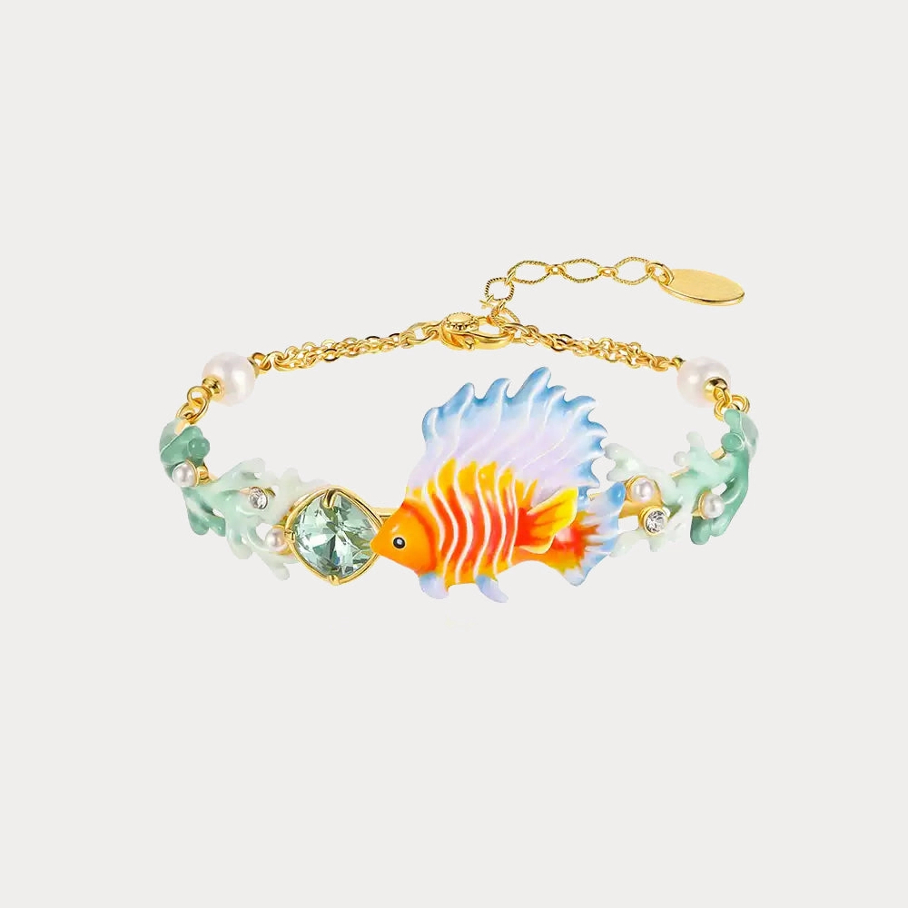 Fresh Sight Traditionally Sharp Fish Bangle