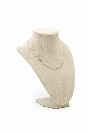 Elegant Outfit Silver Cross Chain