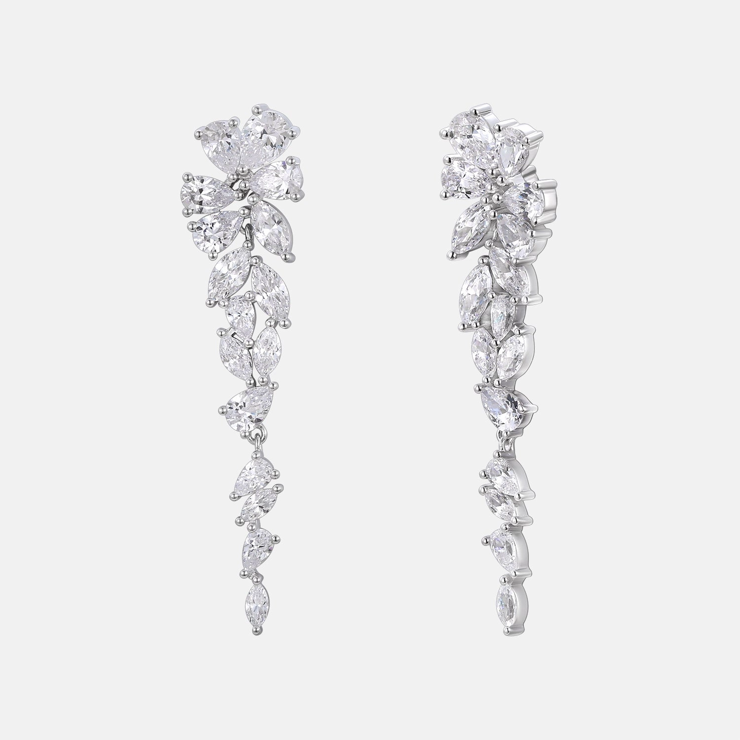 Simulated Diamond Classic Earrings Luxe Mood Soft Highlight