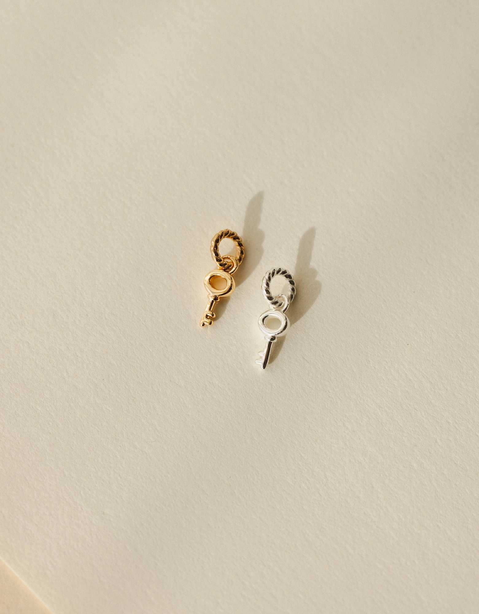 Skeleton Key Charm Vogue Style