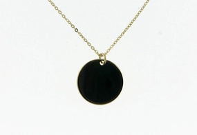 Amazing Item Modern Mood You Are My Sunshine Mini Disc Necklace in Yellow Gold