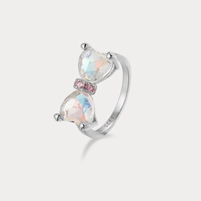 Elegant Gift Everyday Fashion Silver Bow Ring