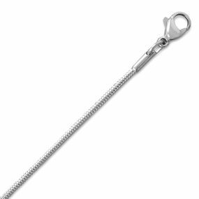 Snake Chain Necklace 1.5mm 316L Stainless Steel Hypoallergenic Glam Glow Minimalist Touch