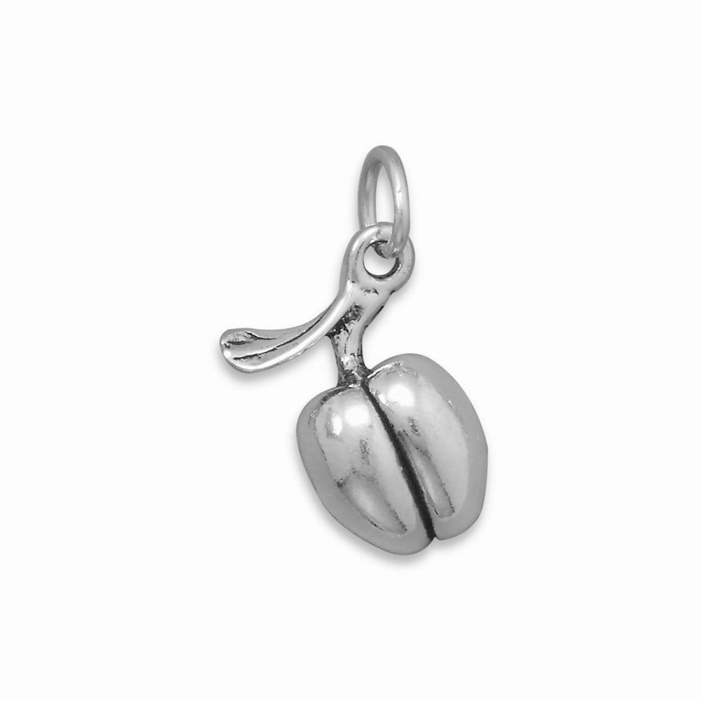 Candid Shot Fashion Accessory Peach Charm Sterling Silver