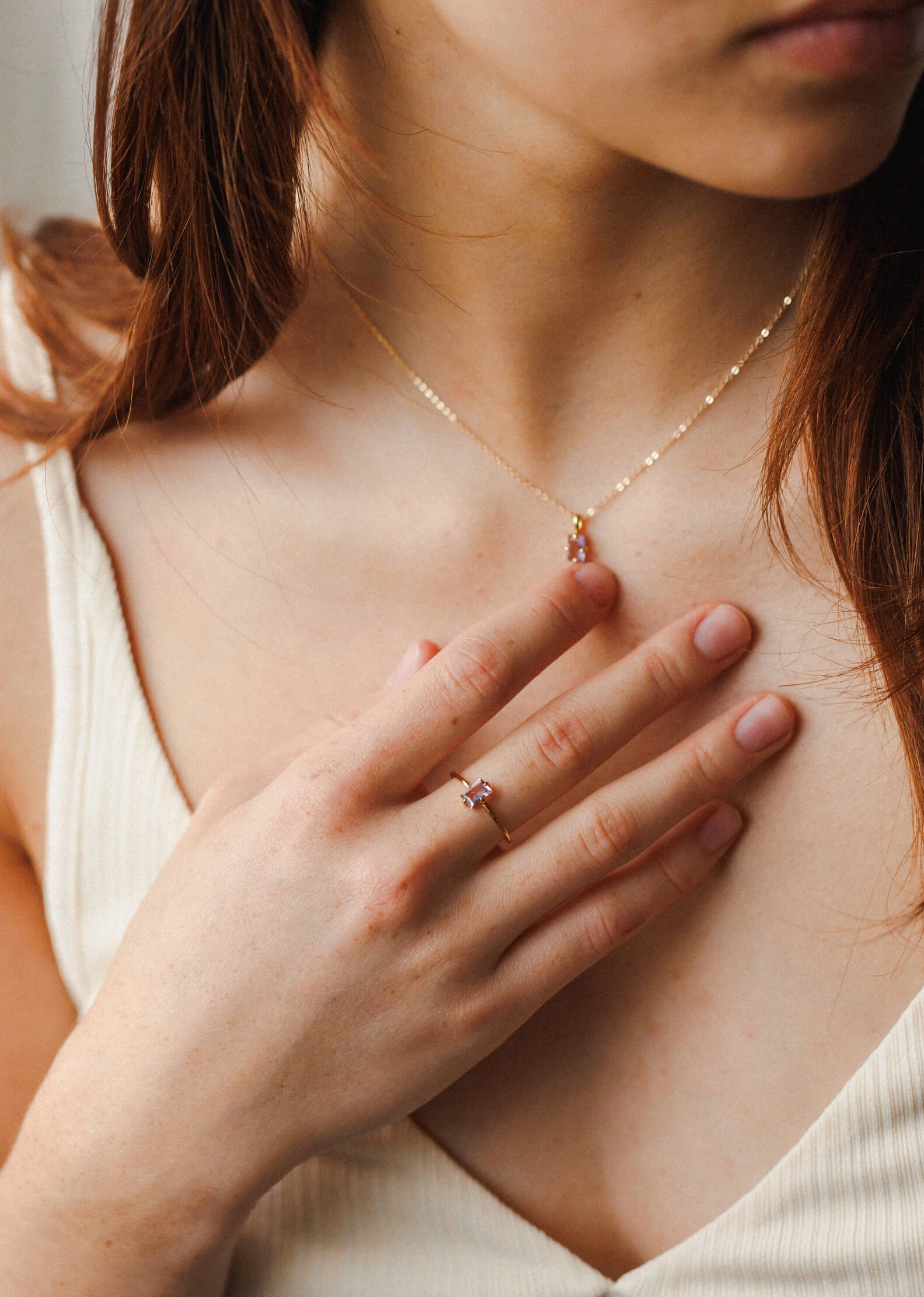 Sparkling Shine Pieces Glam Lookbook Solid Gold Grand Baguette Ring