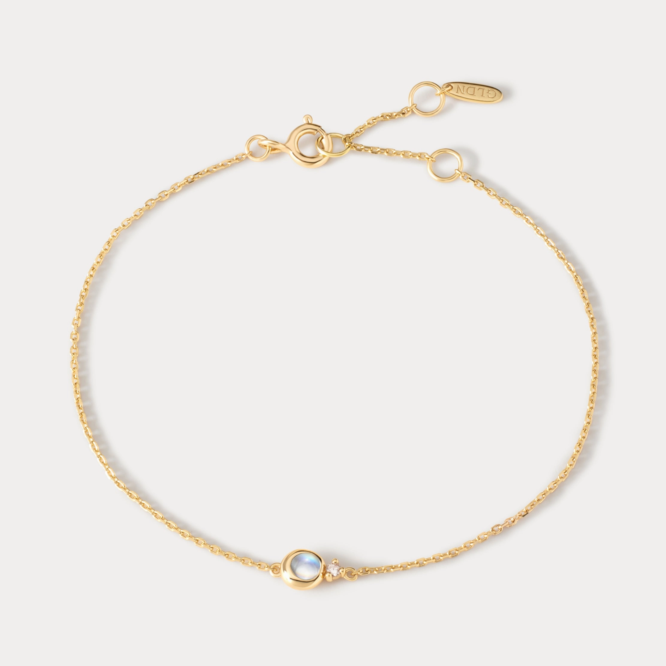 Solid Gold Moonstruck Bracelet Sparkle Mood Luxe Accent