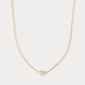Solid Gold Moonstruck Necklace Perfect Finish