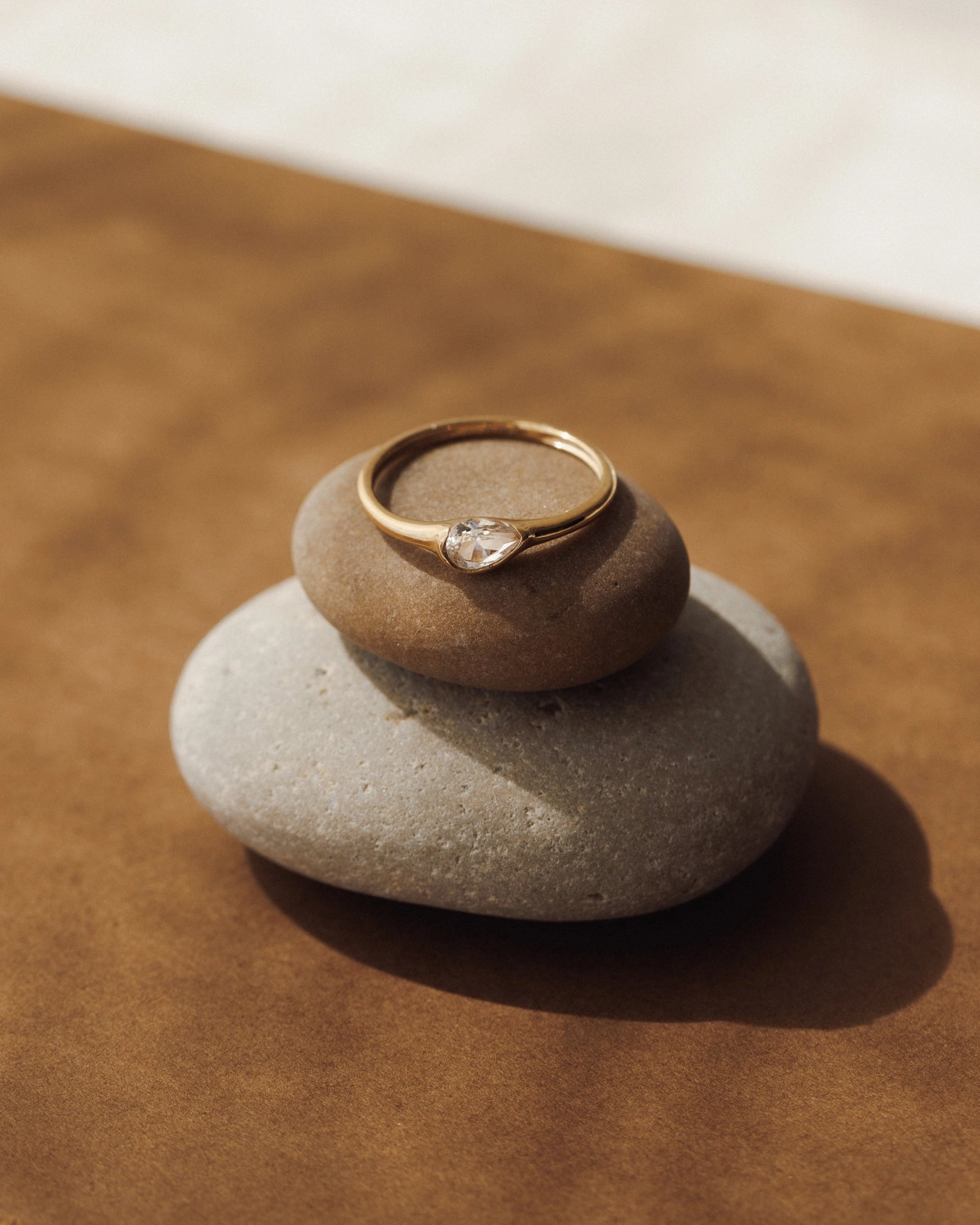 Solid Gold Zephyr Ring Bold Texture