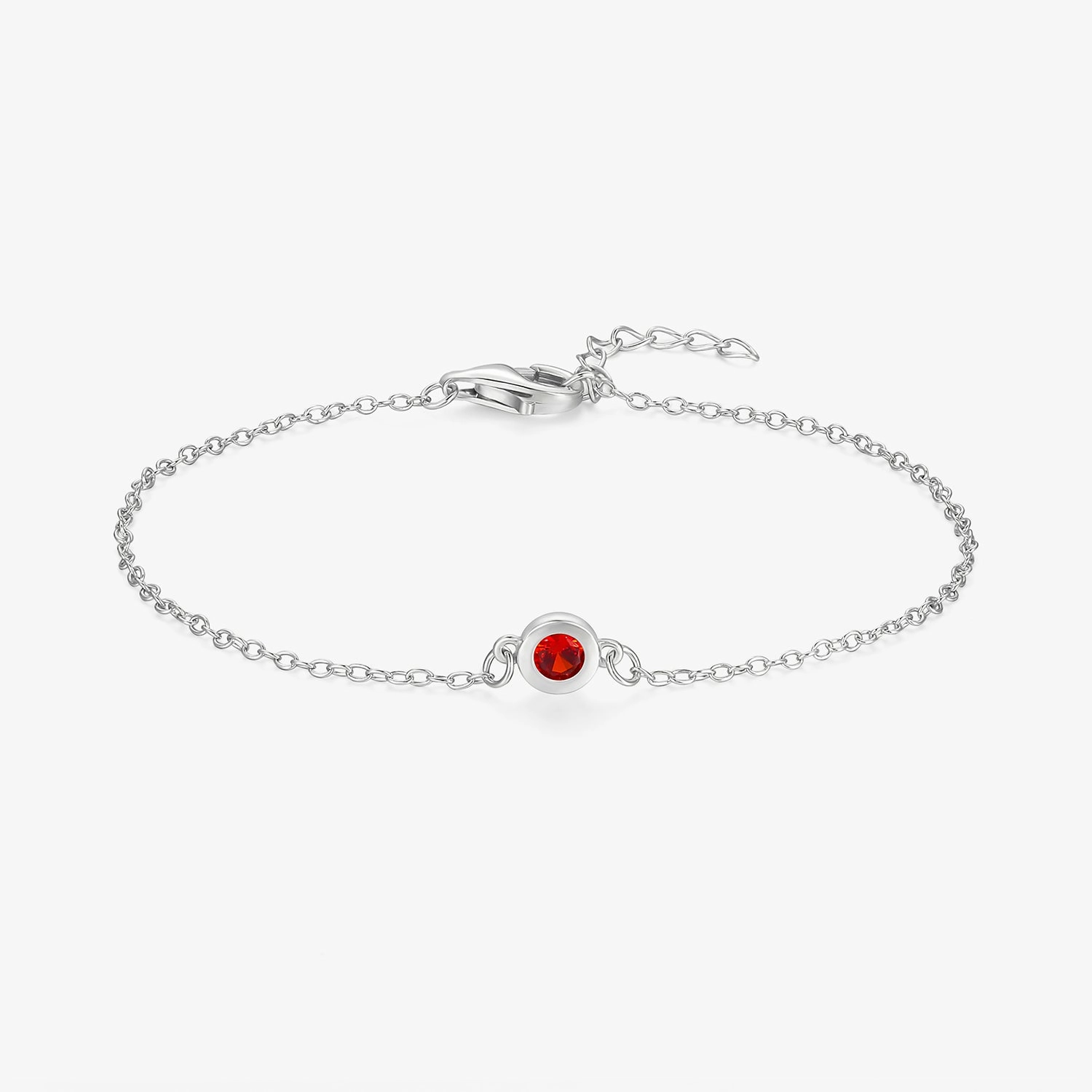 Solitaire Birthstone Bracelet Wedding Essentials Familiar Sight