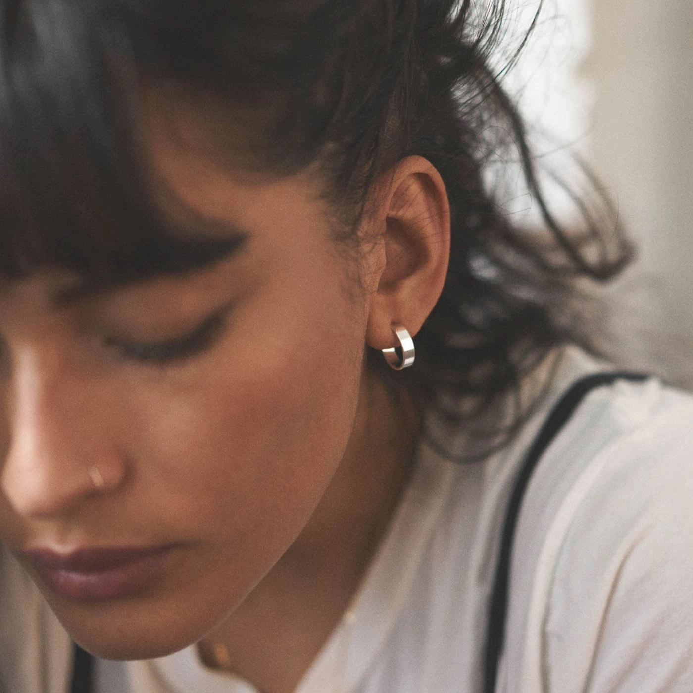 Natural Finish Distinctive Jewelry Sonia Hoops