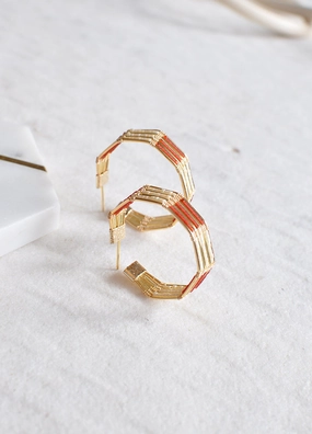 Gorgeous Trinket Aristta Havana Hoops