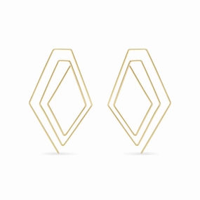 Xtra Tall Isla Hoops - 14k Gold-Fill Polished Choice