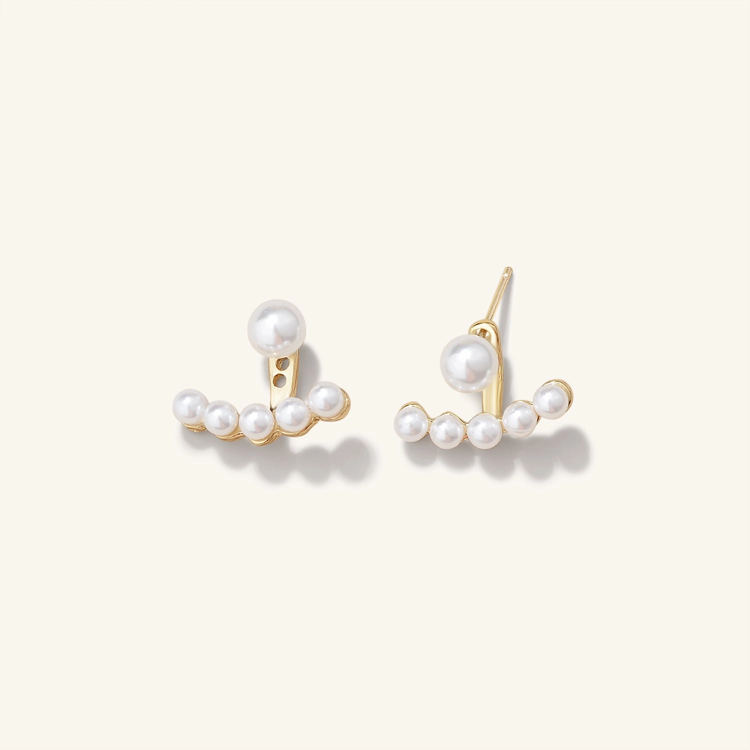 Custom Design Pieces The Pearl-fect Akoya Pearl 2-in-1 Stacking Stud Earrings