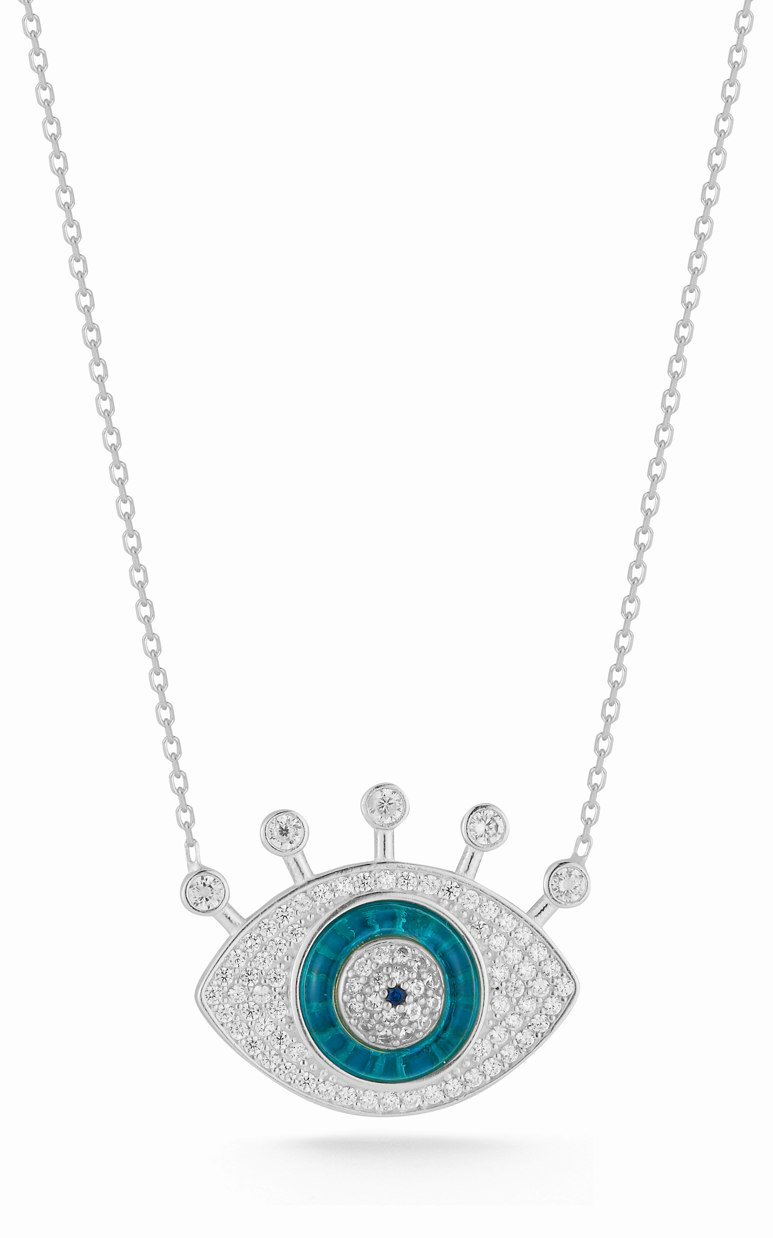Refined Detail Worldwide Adornment Evil Eye Necklace