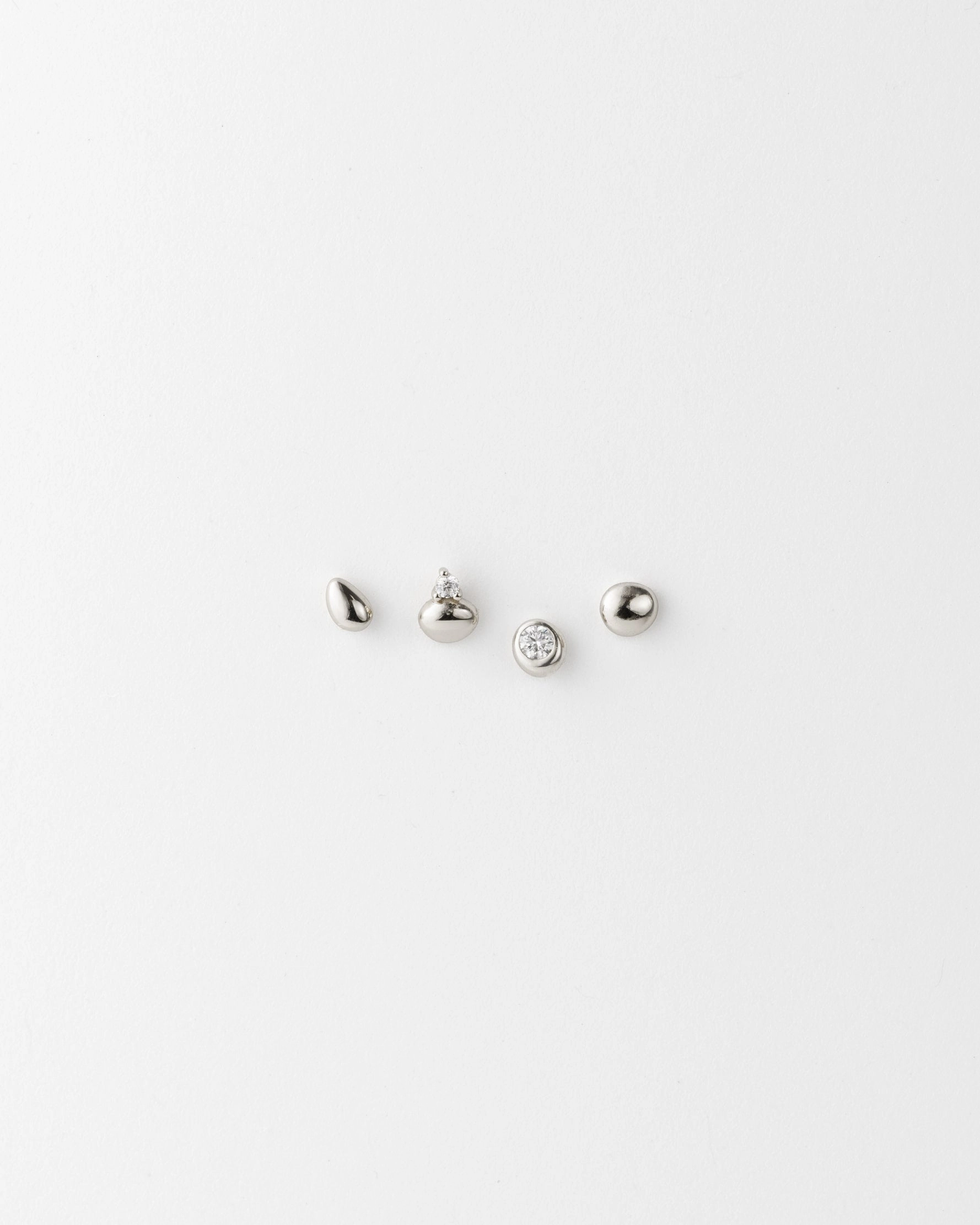 Stacking Stone Stud Set Bold Glow Timeless Design