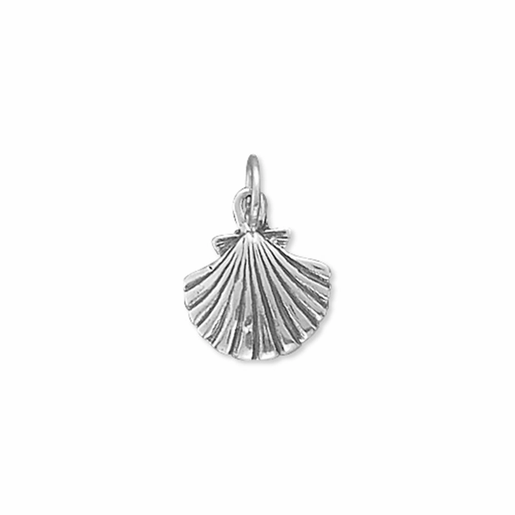 Clam Shell Charm Sterling Silver Festival Outfit