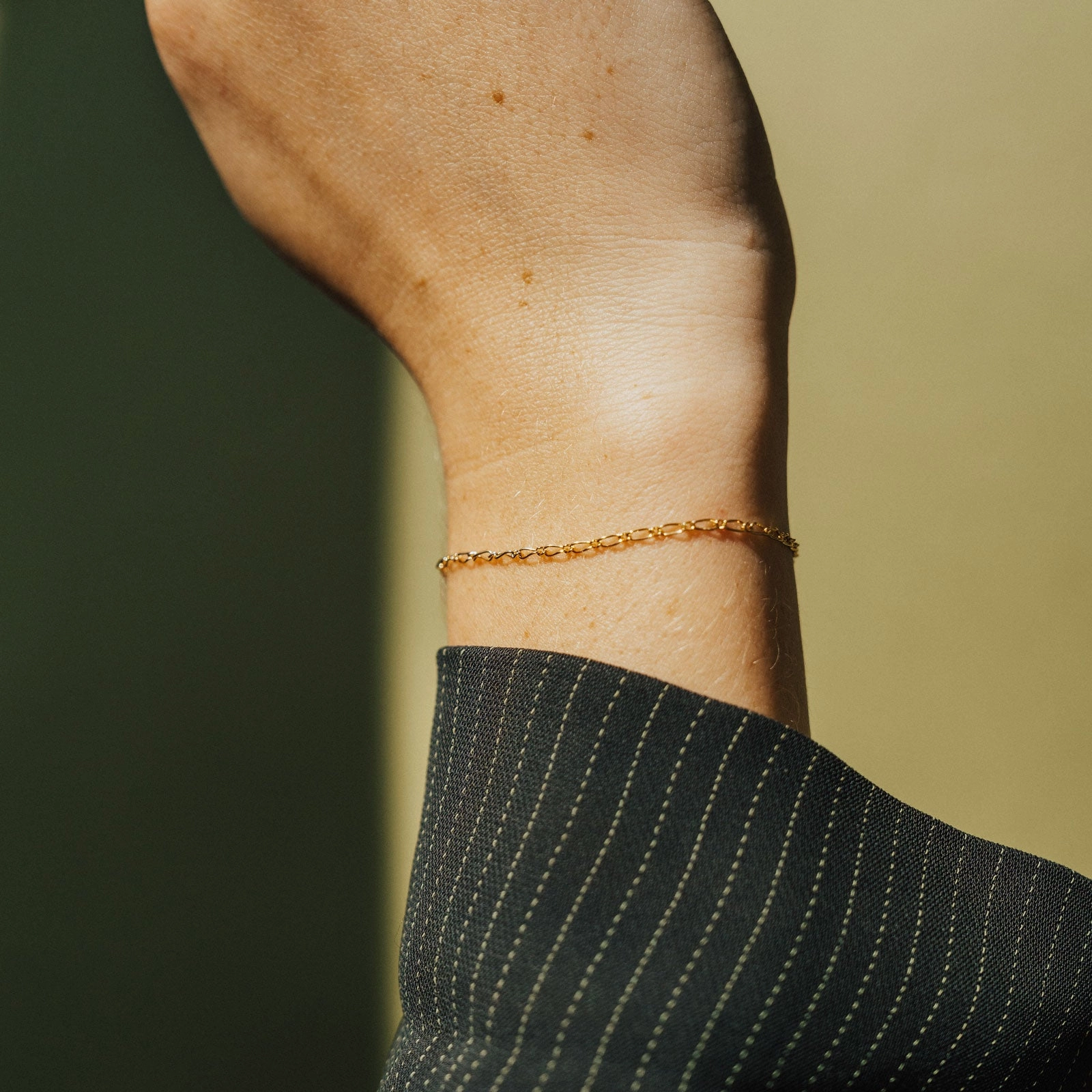 Lucky Break Flora Chain Bracelet - 14K Solid Gold