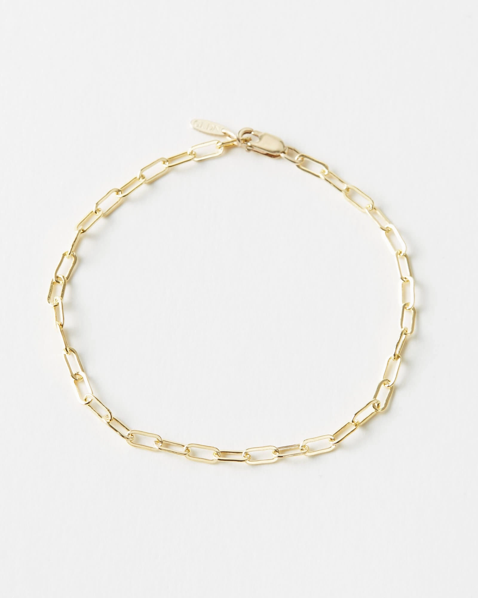 Small Paperclip Chain Bracelet Sleek Mood Everyday Shine