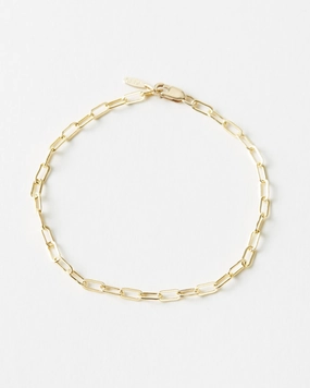 Small Paperclip Chain Bracelet Sleek Mood Everyday Shine