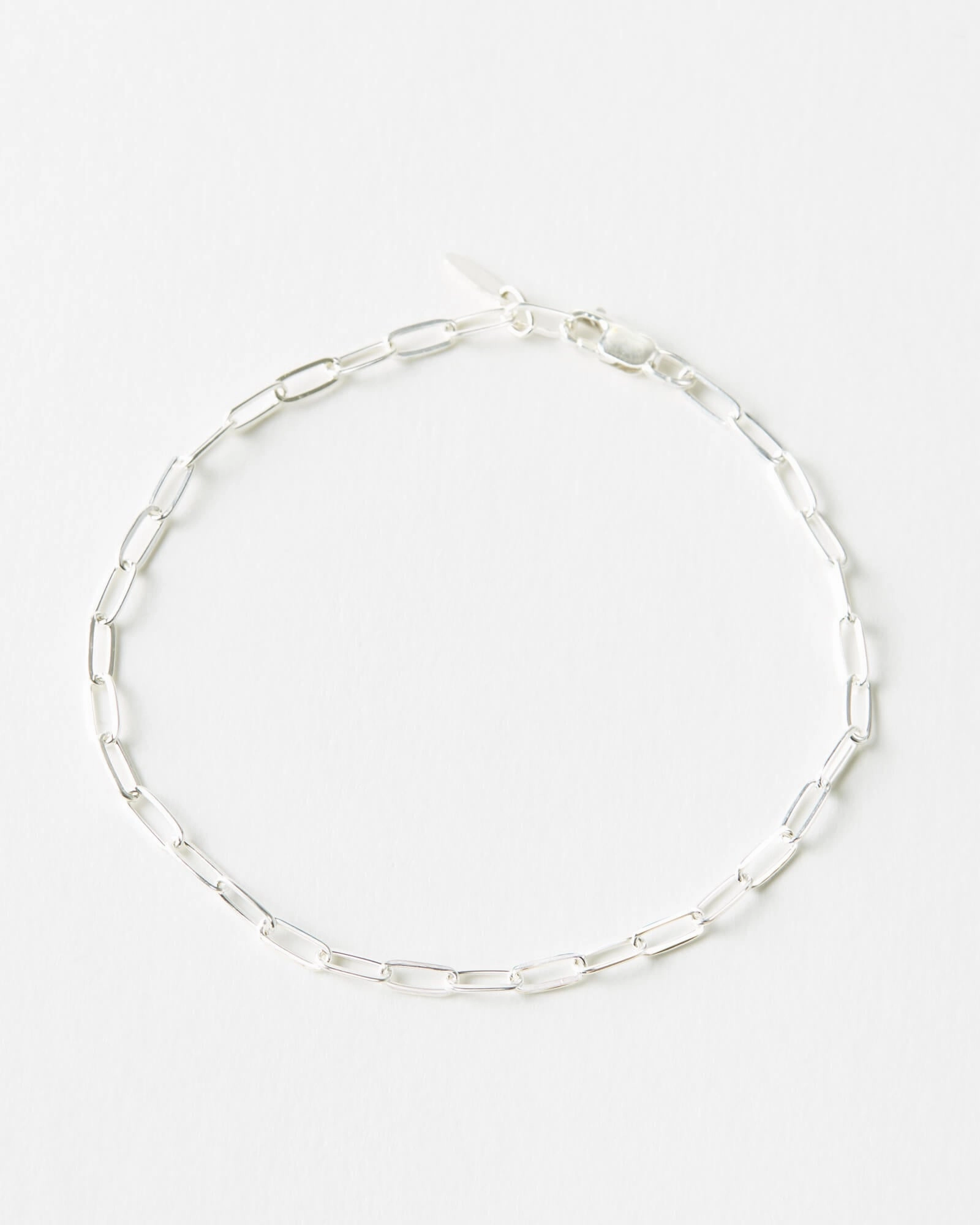 Season Match Small Paperclip Chain Bracelet