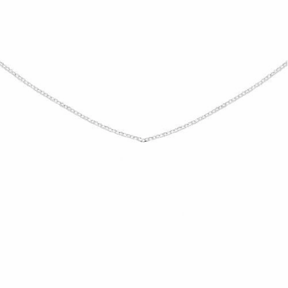 Timeless Shine Craftwork Sterling Silver 14-inch Chain with Spring Ring Clasp