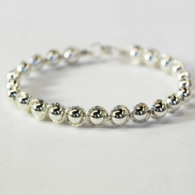 Sterling Silver Beads Sterling Silver Outline Twist Wire Bracelet Structured Build Sunny Fusions