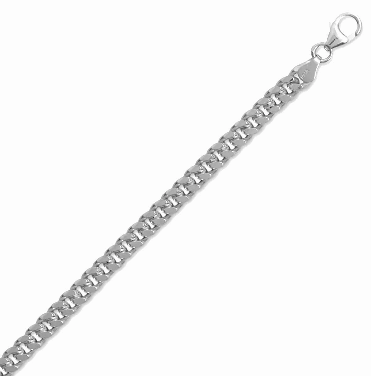 Sterling Silver Miami Cuban Link Chain Necklace 5mm Width Vibrant Craftwork