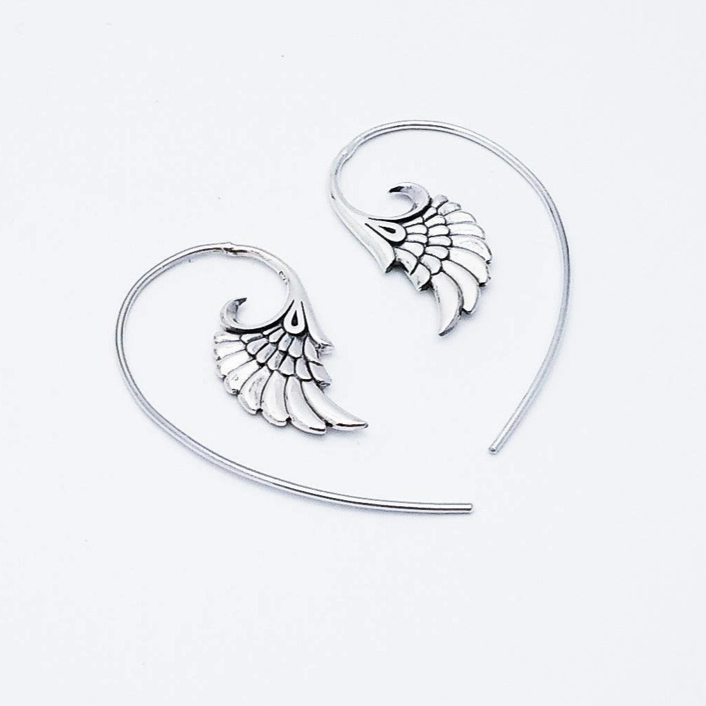 Sterling Silver Wings On A Wire Fine finishing