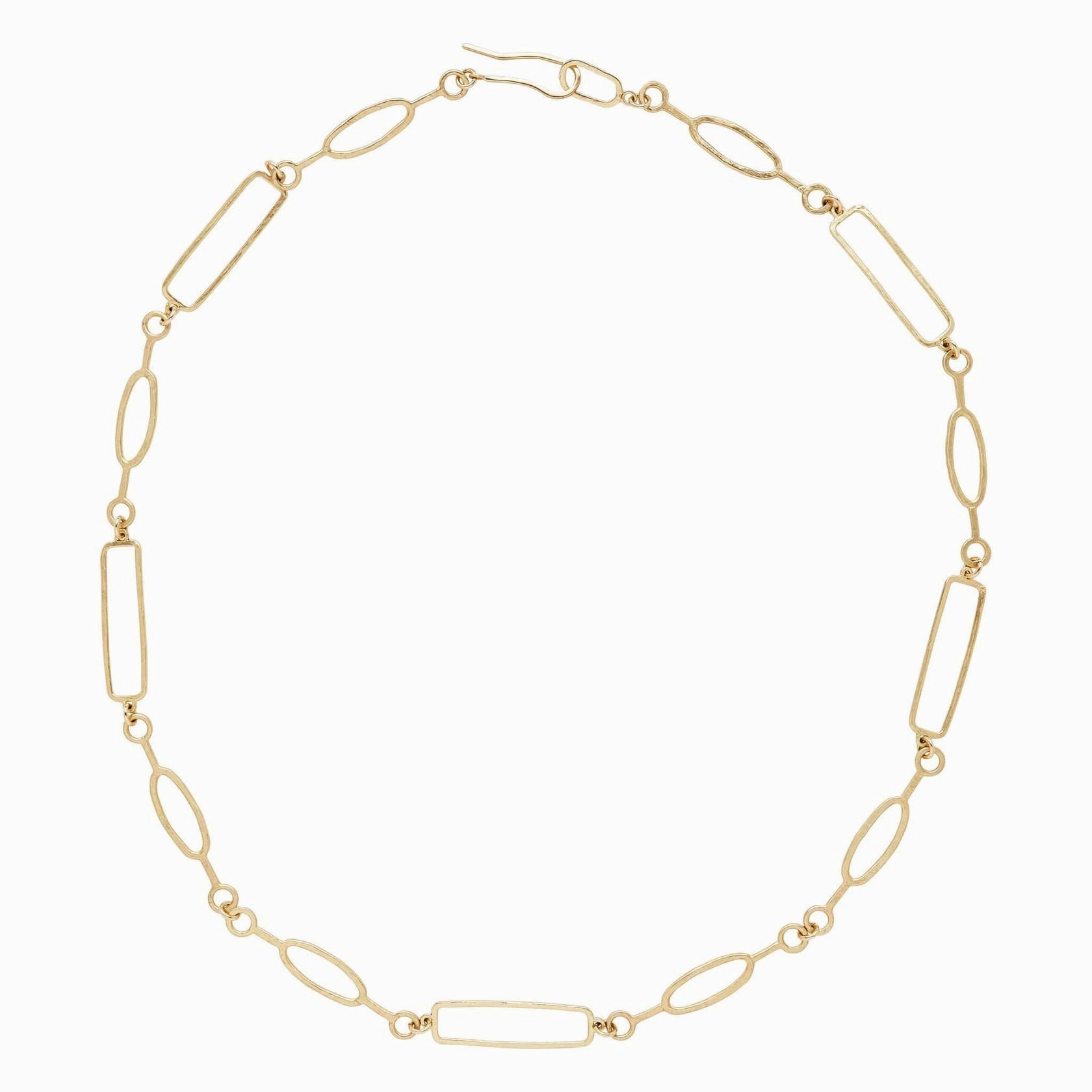 Everyday Accessory Exquisite Adornment Gustav Bronze Link Necklace