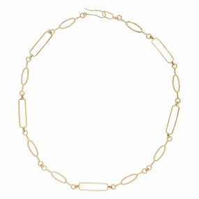 Everyday Accessory Exquisite Adornment Gustav Bronze Link Necklace