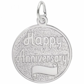 Happy Anniversary Disc Charm Chic Glam