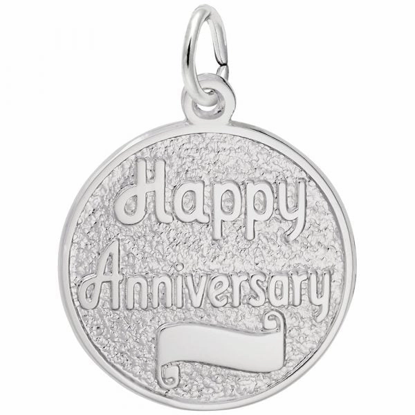Happy Anniversary Disc Charm Chic Glam