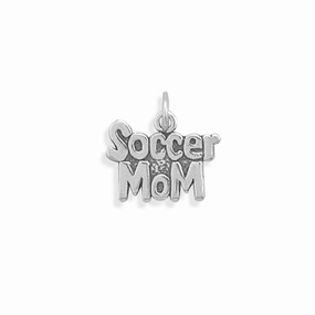 Soccer Mom Charm Sterling Silver Fashion Muse