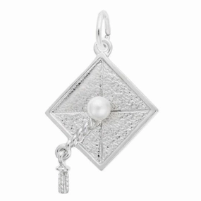 Photo Look Exclusive Shine Graduation Cap with Pearl Charm