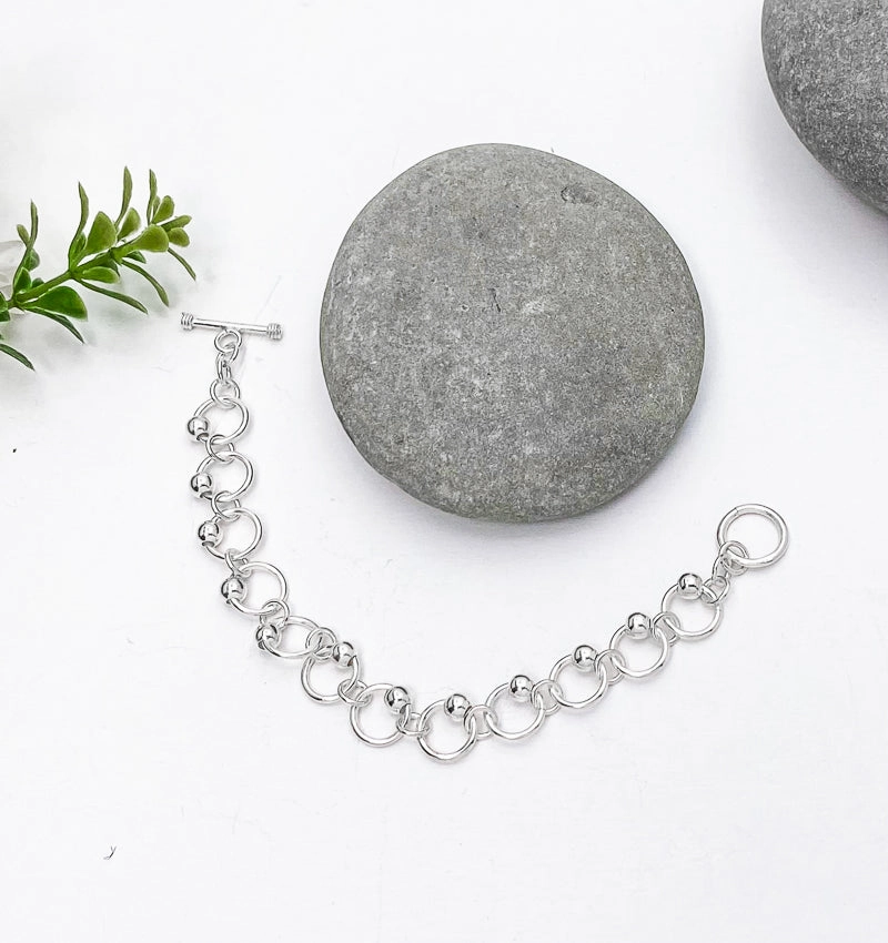 Via Taxco Handmade Link Bracelet Understated Detail