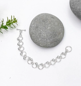 Via Taxco Handmade Link Bracelet Understated Detail