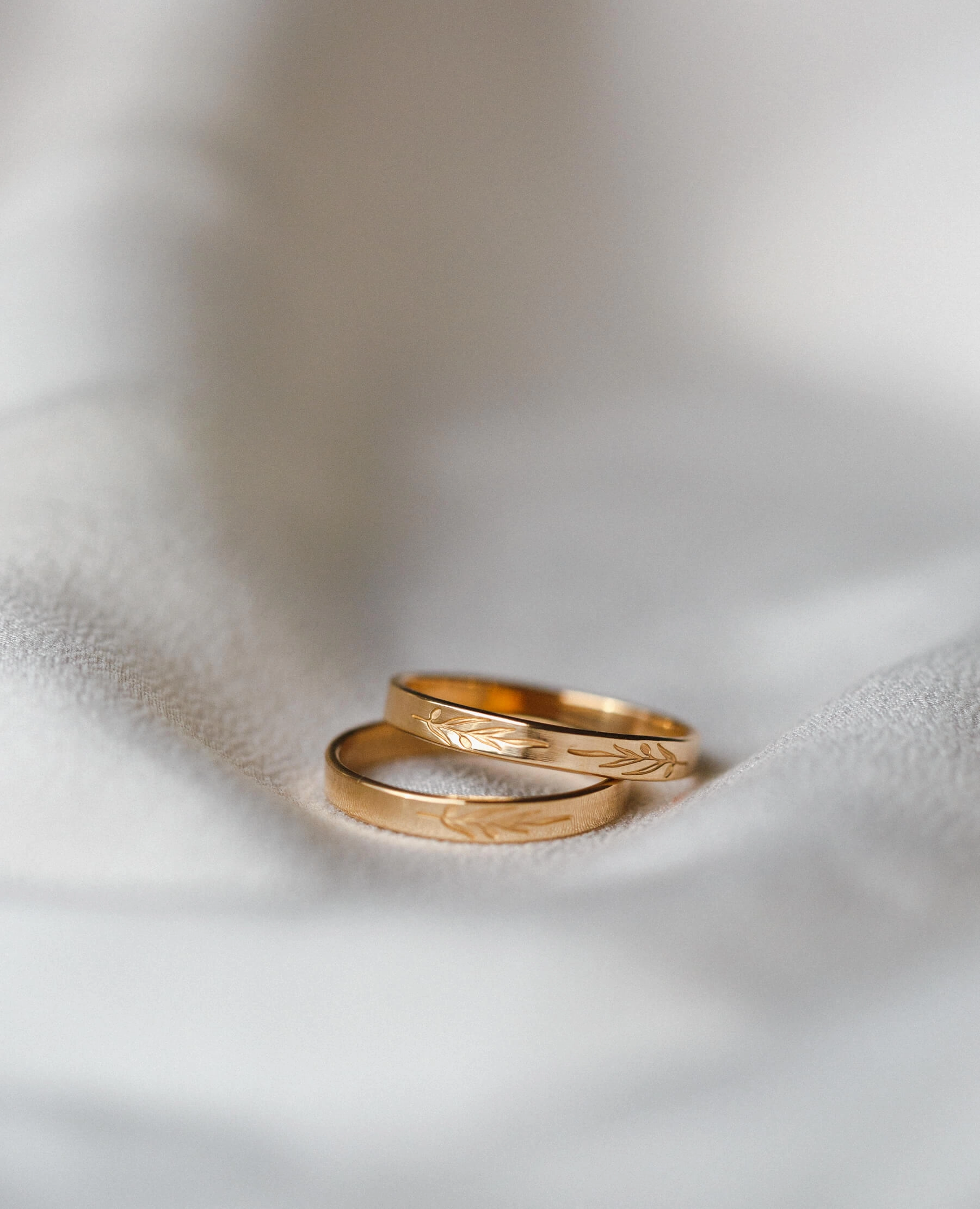 Gentle Look Personalized Olive Branch Band