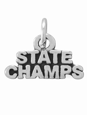 State Champs Victory Charm Sterling Silver Luxury Charm