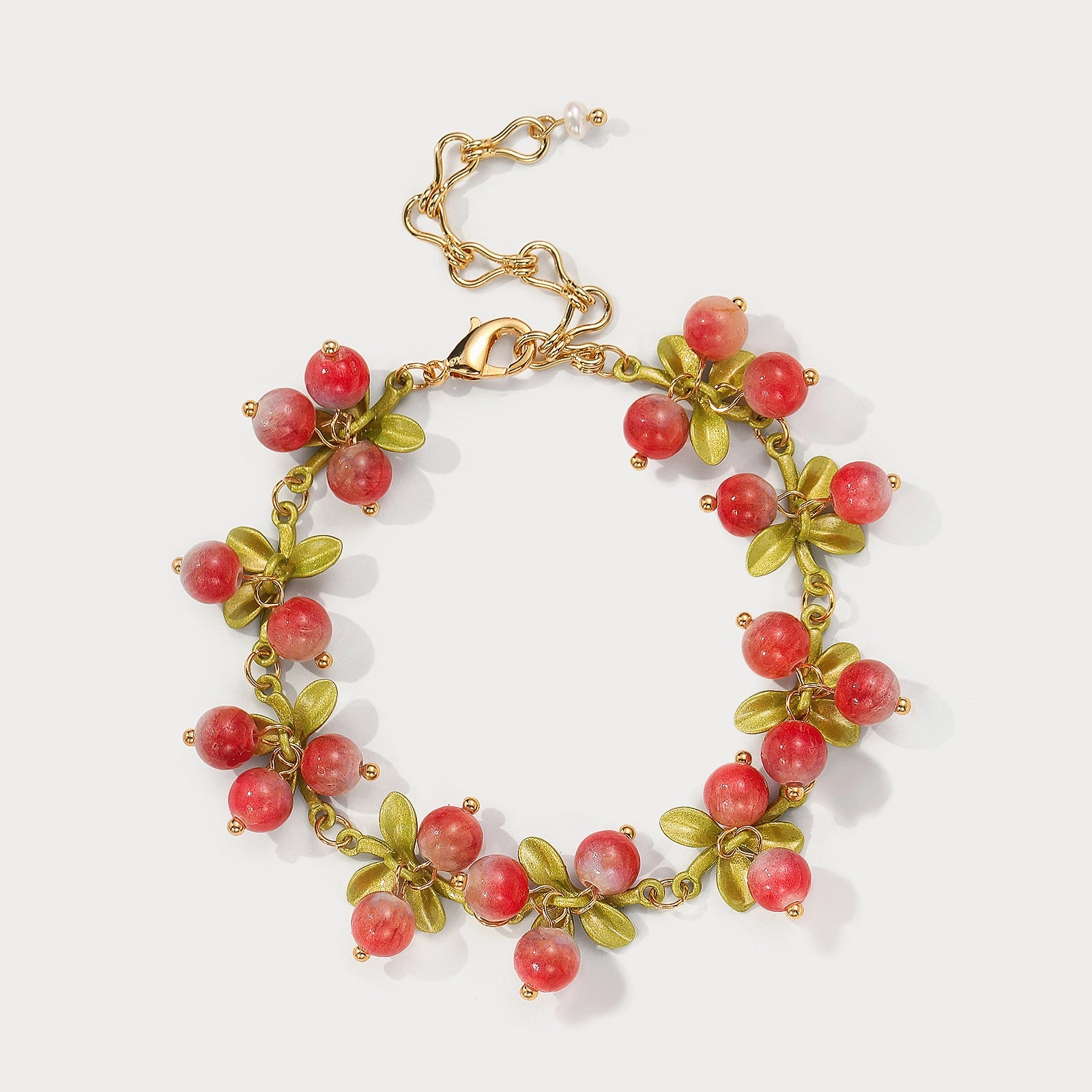 Mountain Spirit Cranberry Bracelet