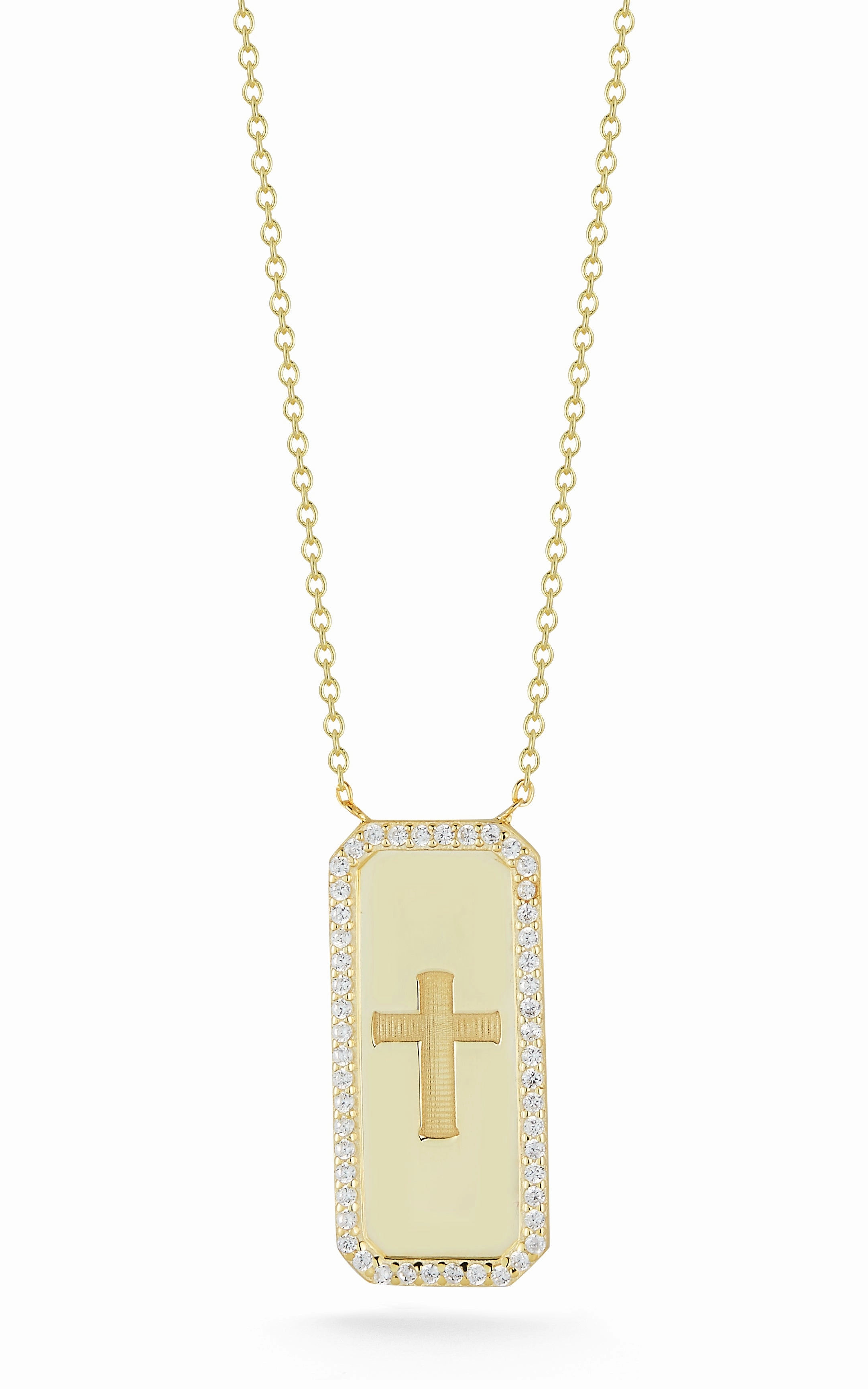 Tag Cross Necklace For Healing