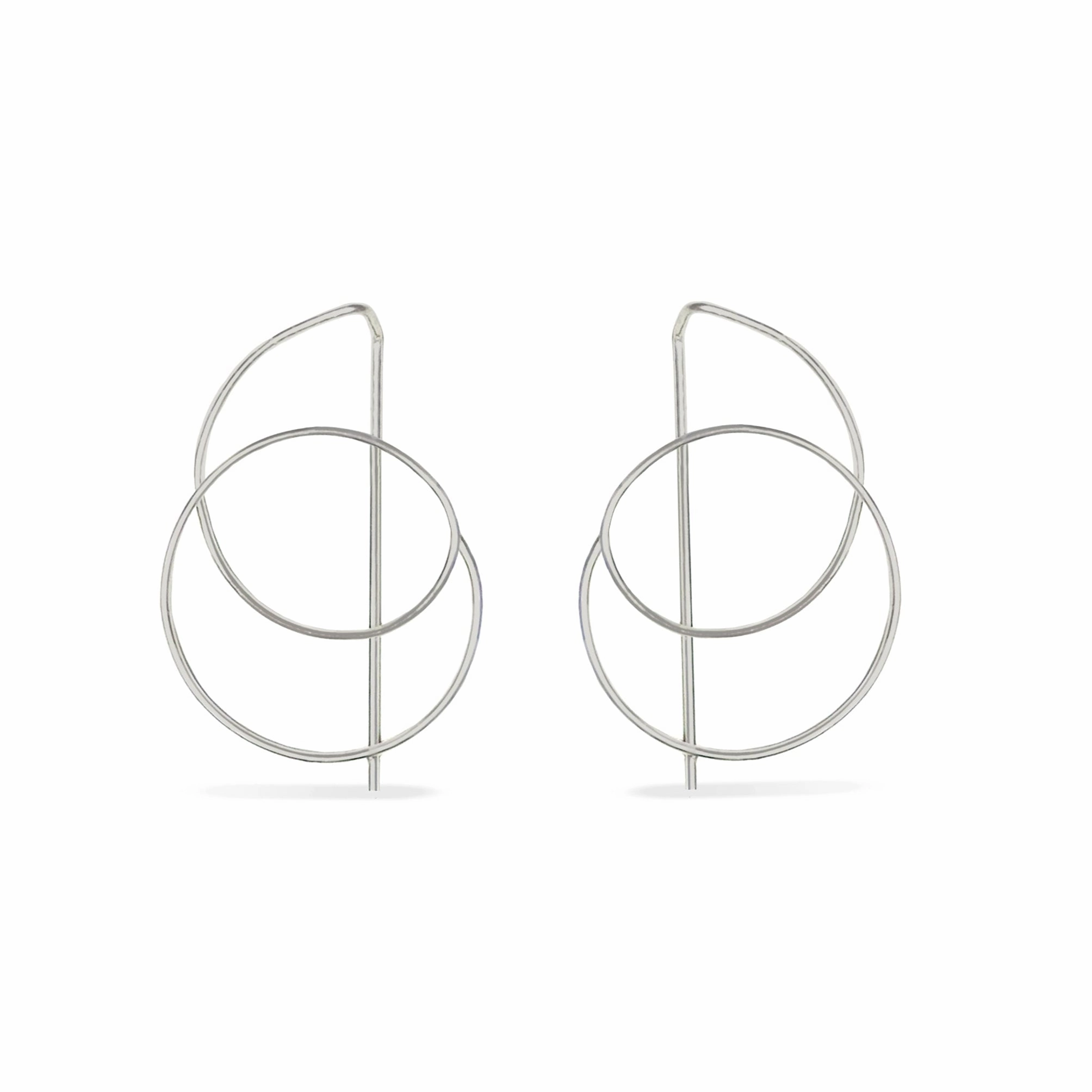 Pearlescent Trinket Tall Aurora Threaders -Sterling Silver