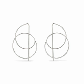 Pearlescent Trinket Tall Aurora Threaders -Sterling Silver