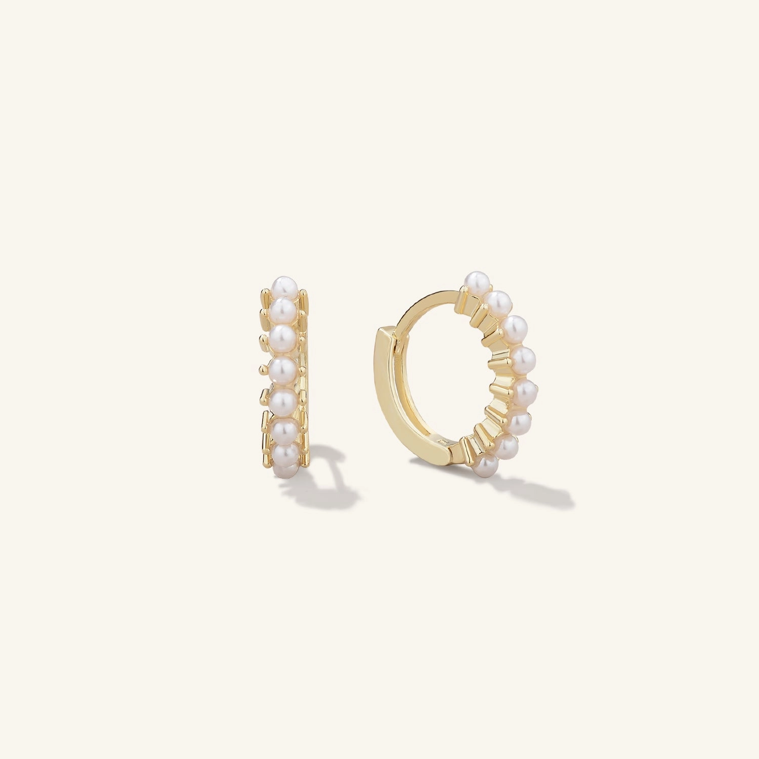 The Pearl-fect Freshwater Pearl Hoop Earrings Tailored Mood
