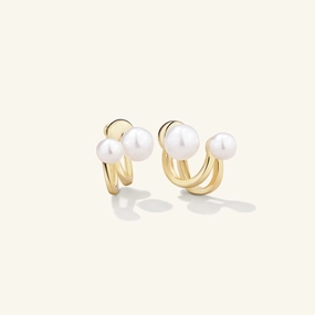 Minimal Daywear Effortless Piece The Pearl-fect Twin Akoya Pearl Studs