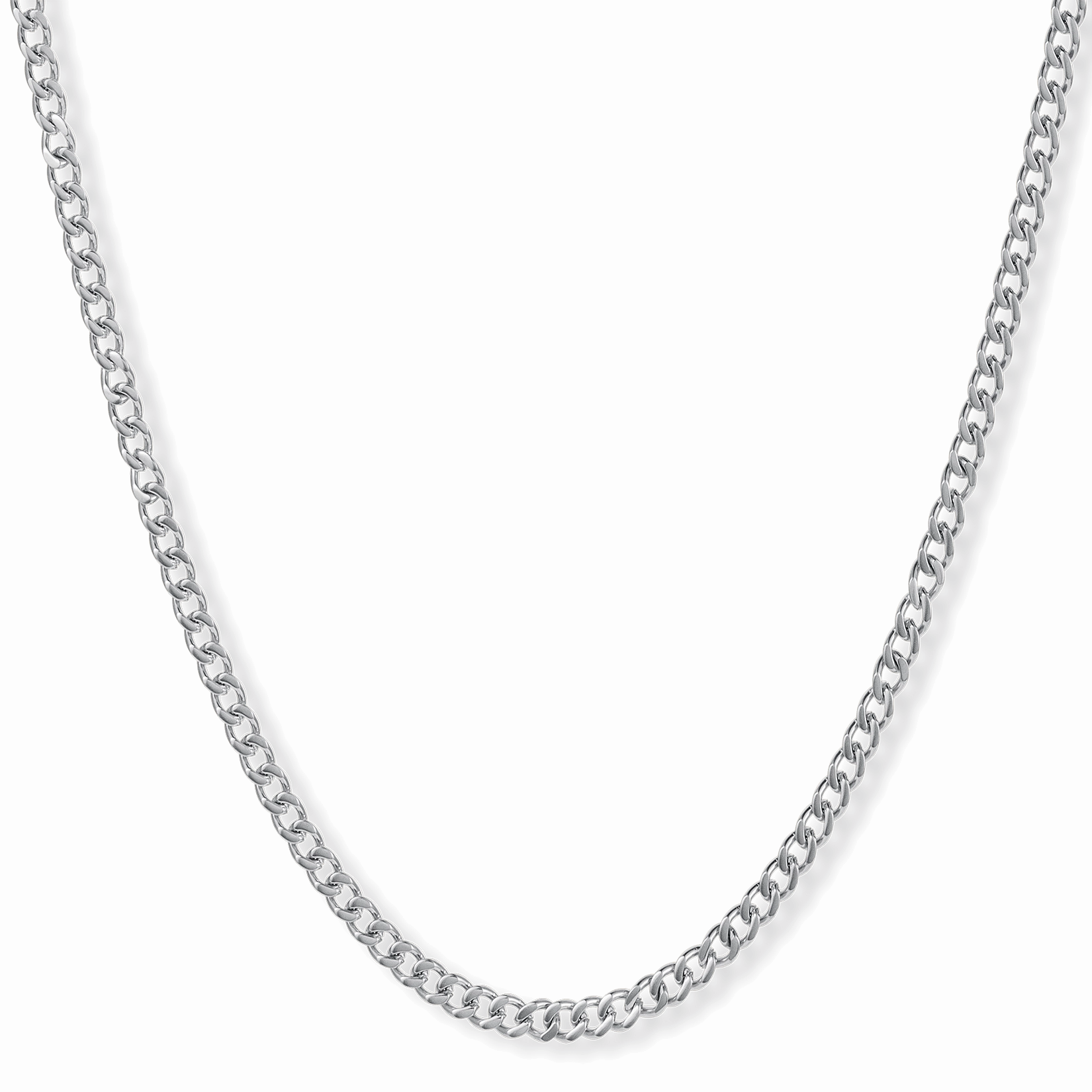 Minimalist Jewelry Fine Present The Silver Cuban Necklace - Essentials Collection